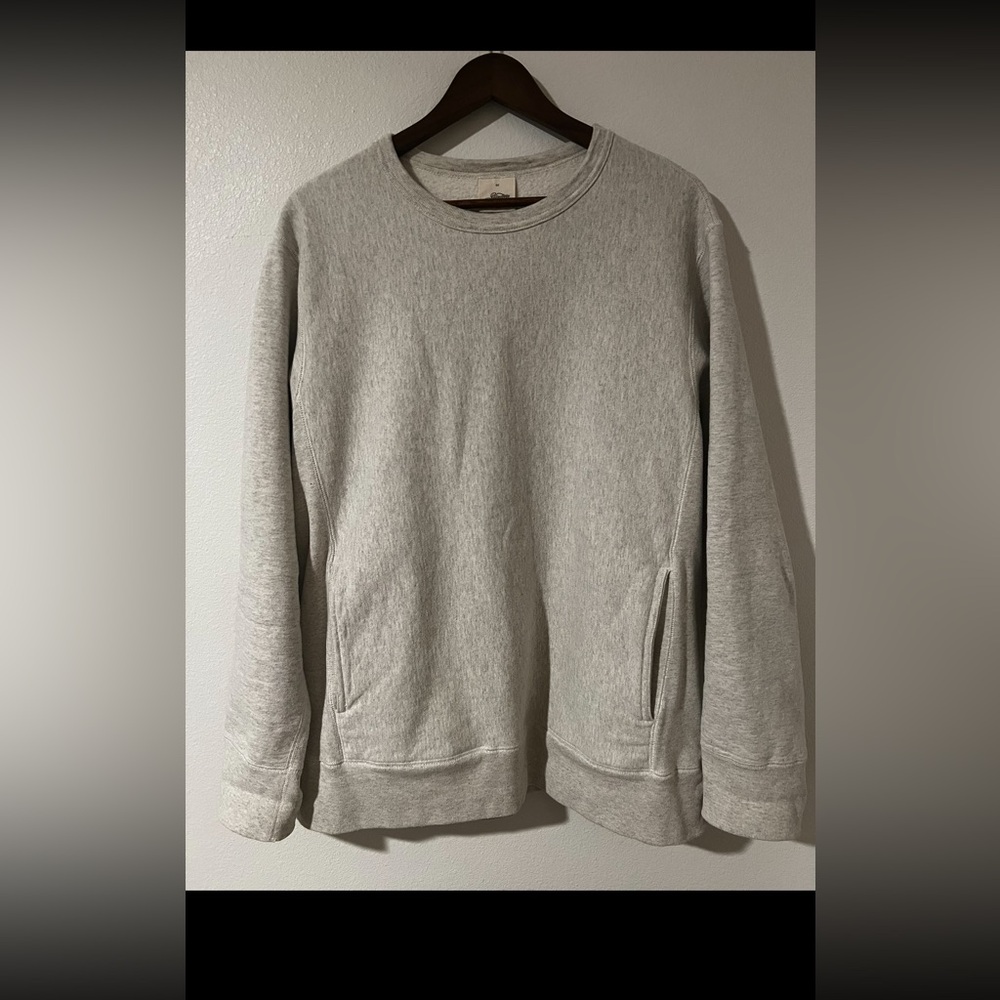 3sixteen Cream Crewneck Sweater